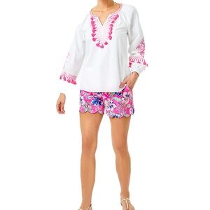 Lilly Pulitzer Women Resort White Kaydence Tunic Top